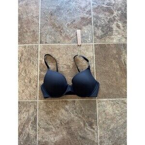 Skims Fits Everybody Demi T-shirt Bra Onyx 32C